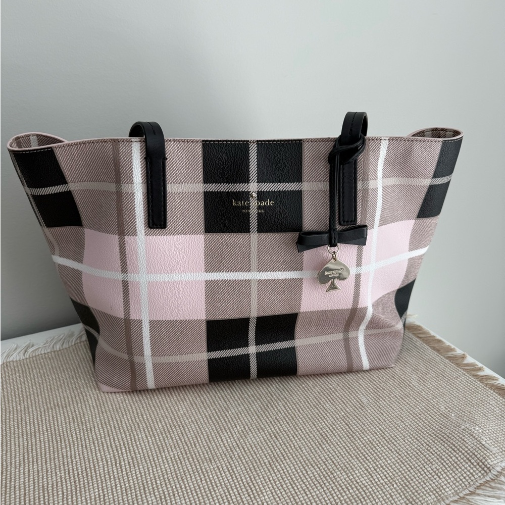 Kate Spade Hawthorne Pink and Black Ryan Tote
